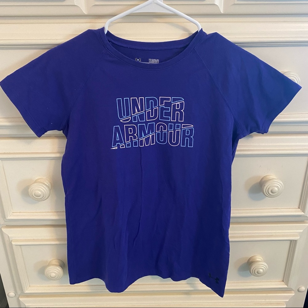 Purple Under Armour Shirt